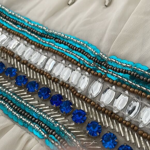 TULAROSA x REVOLVE Stella Dress in Ivory SIZE S NWOT Retail 278.00 BEADS IN TACT - Picture 6 of 14